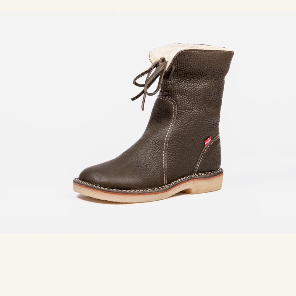 Duckfeet Arhus wool-lined leather boot